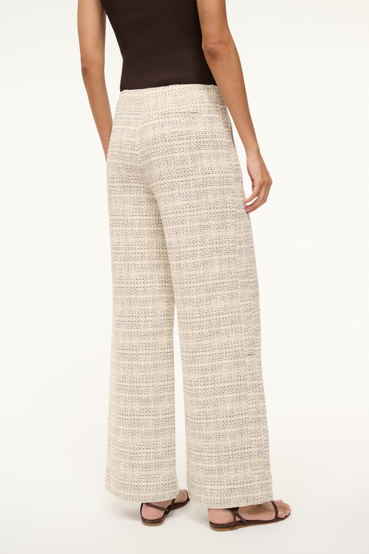STAUD LILIA PANT IVORY MULTI - 5