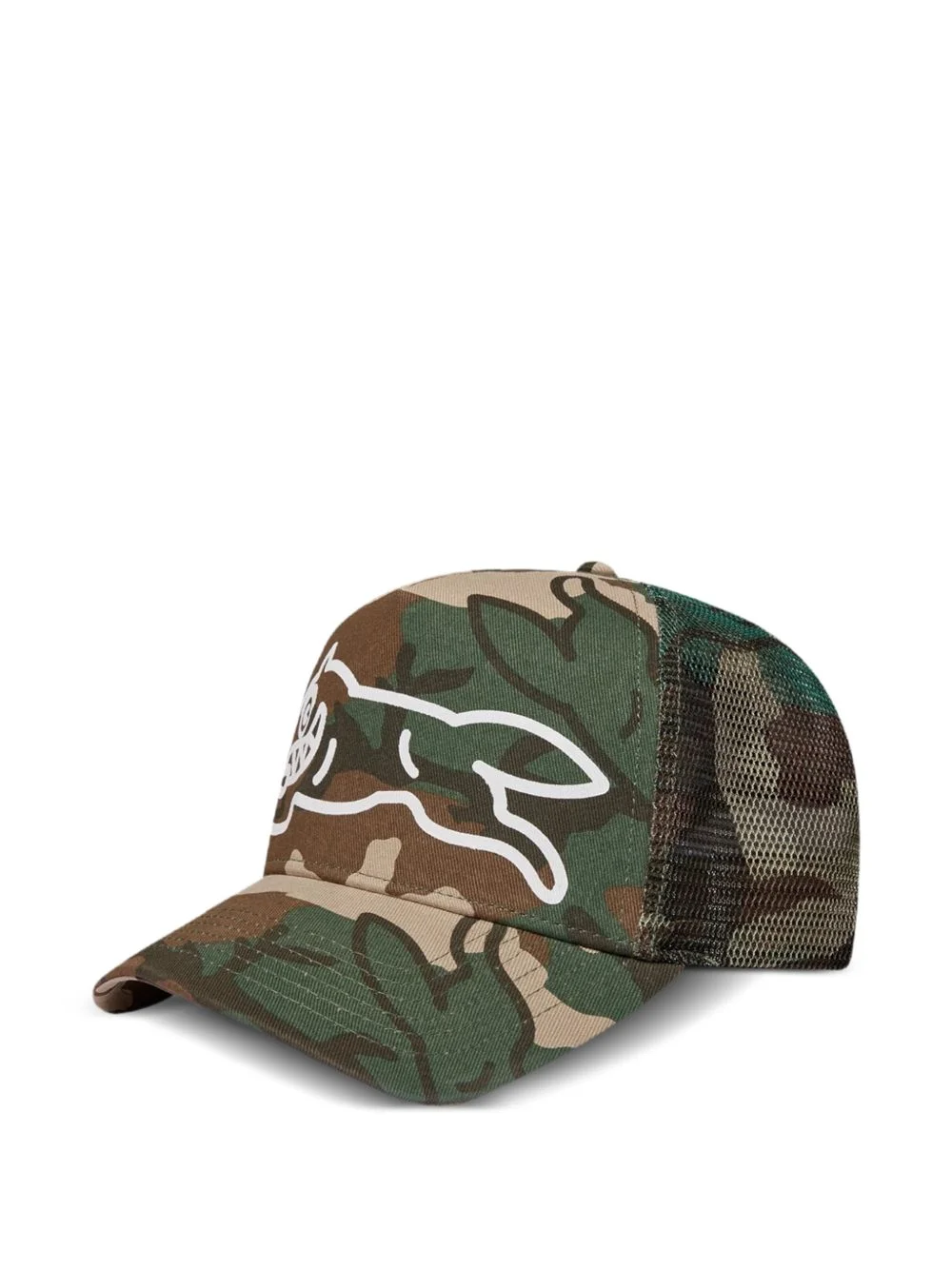 Running Dog camouflage-print cap - 1
