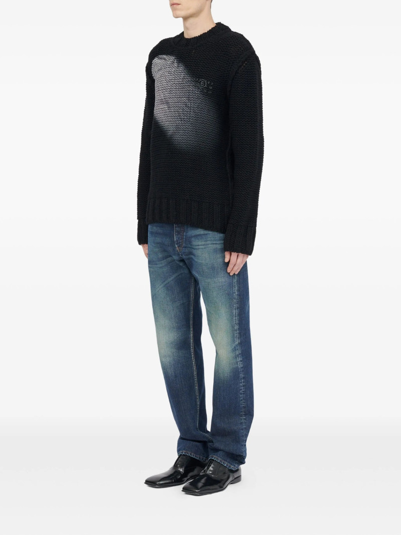 Mm6 Maison Margiela Textured Knit Sweater 6