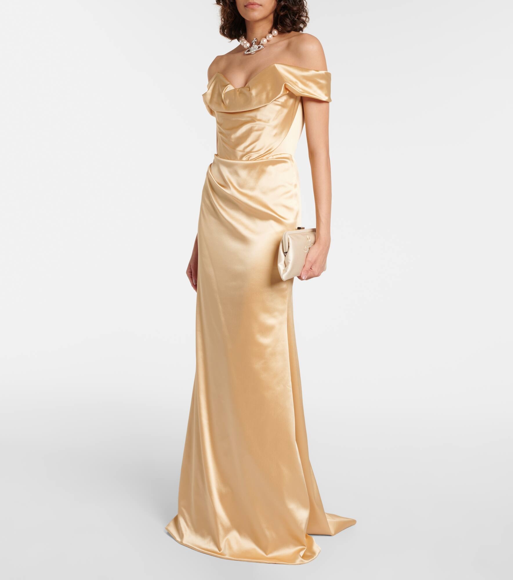 Nova Cora satin corset gown - 2
