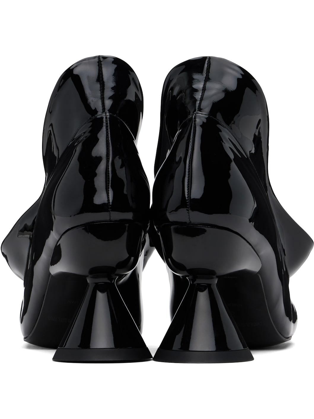 Black Diablo Saturn Heels - 2