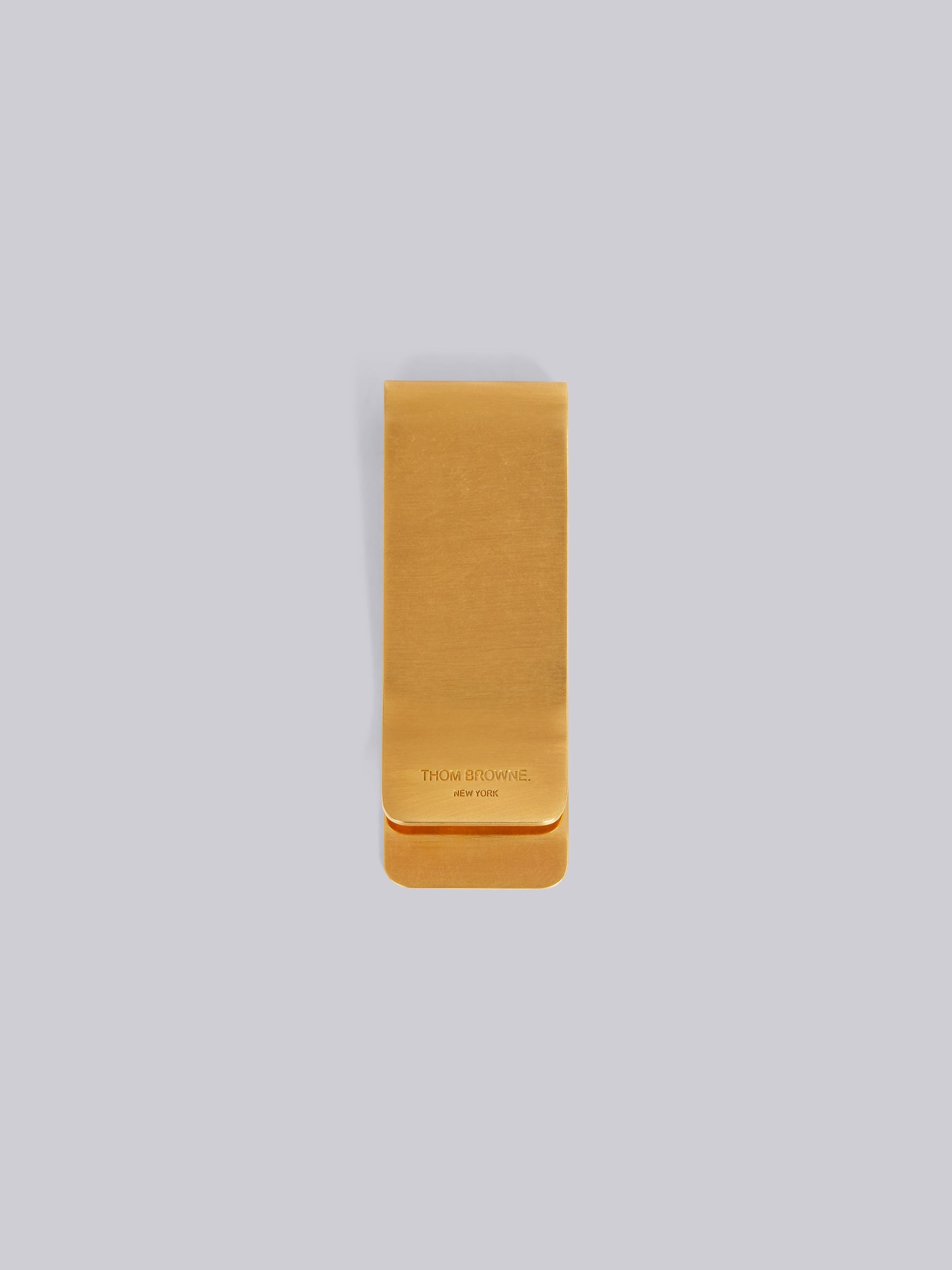Brass Enamel Detail Money Clip - 3
