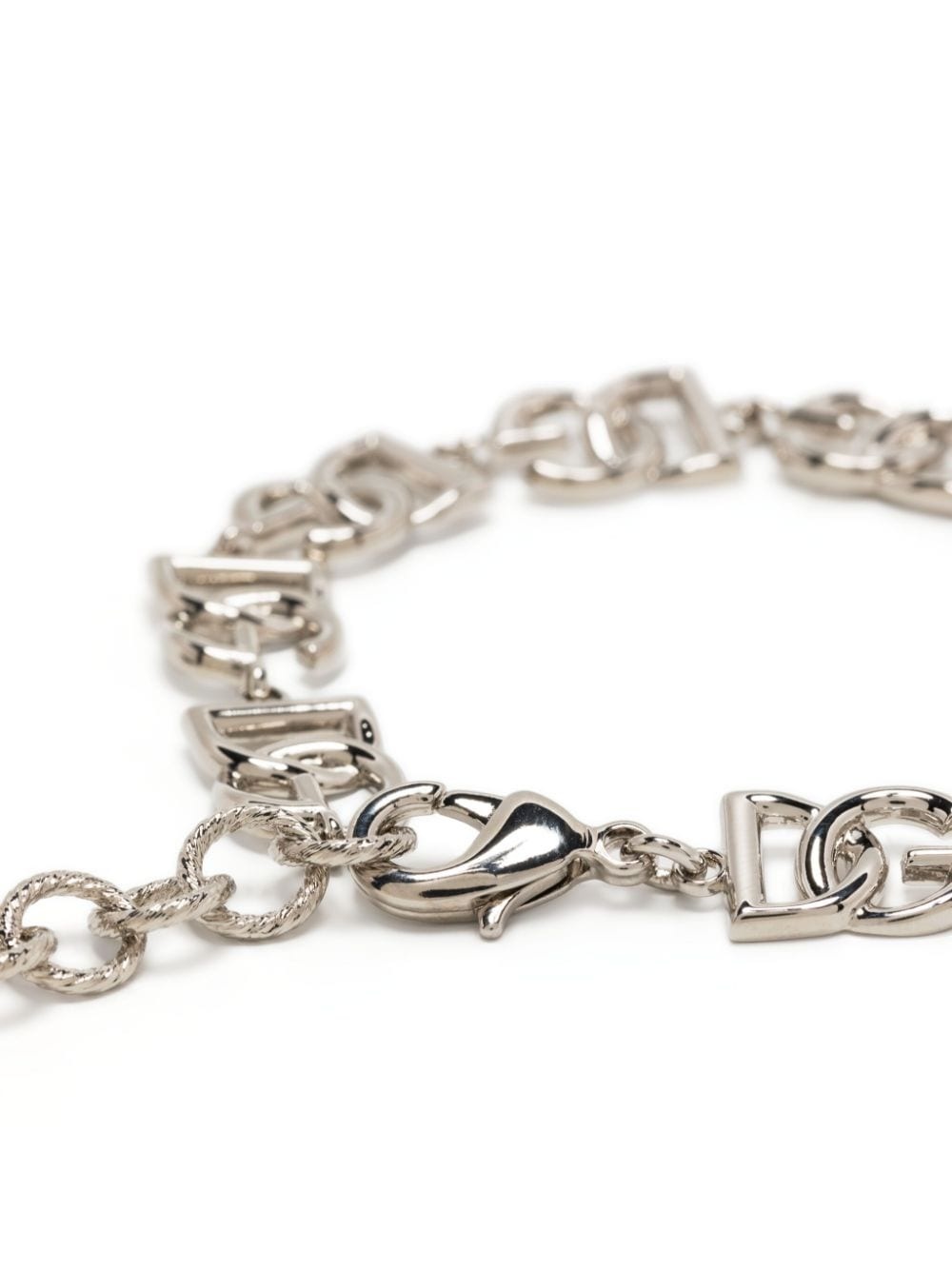 logo-plaque polished-finish bracelet - 3