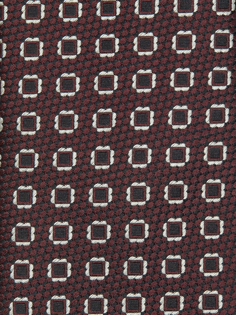 ZEGNA BURGUNDY SILK TIE outlook