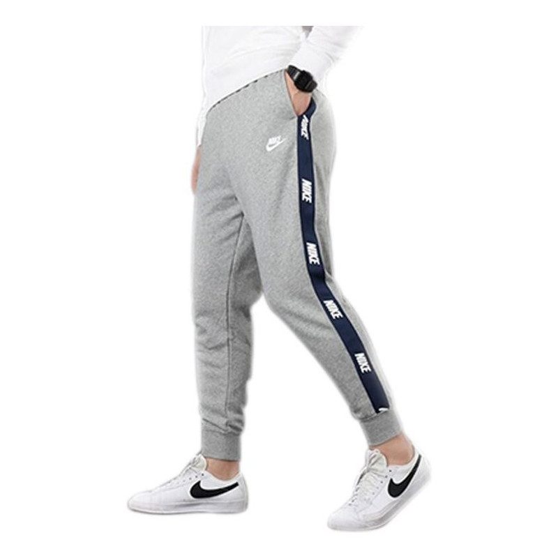 Nike Athleisure Casual Sports Fleece Stay Warm Cozy Knit Long Pants Gray CJ4432-063 1