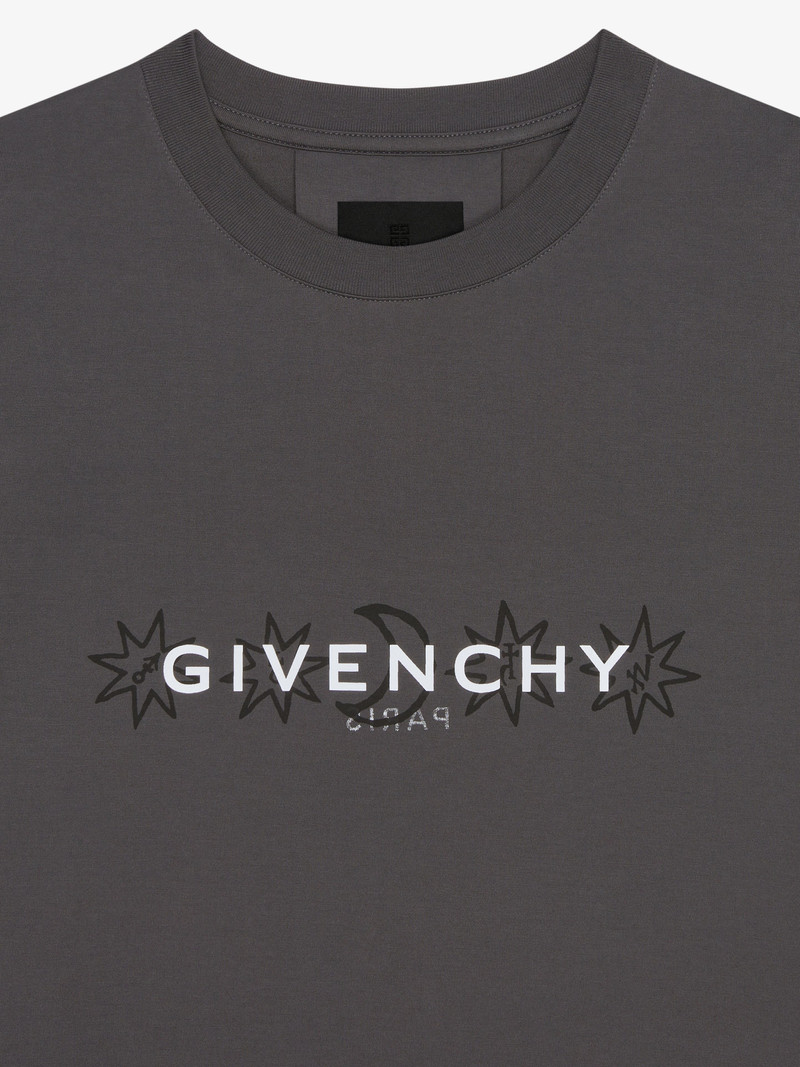 Givenchy GIVENCHY REVERSE T-SHIRT IN COTTON WITH TAROT PRINT outlook