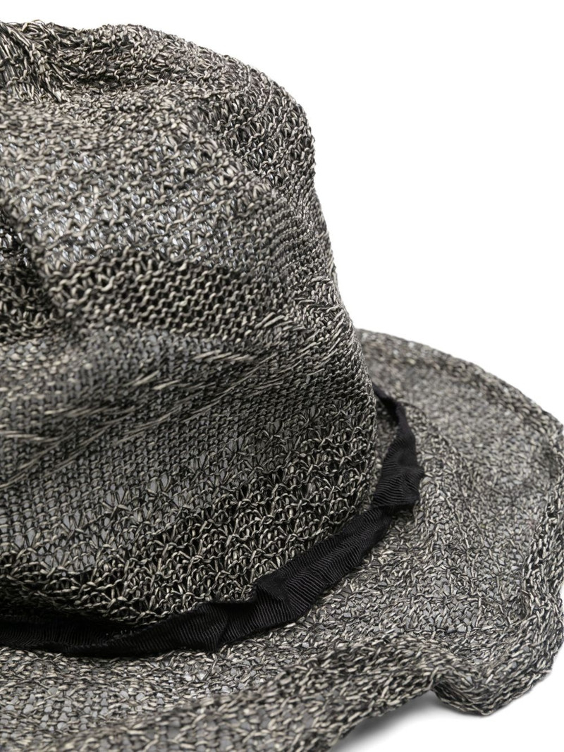 Yohji Yamamoto crinkled hat outlook
