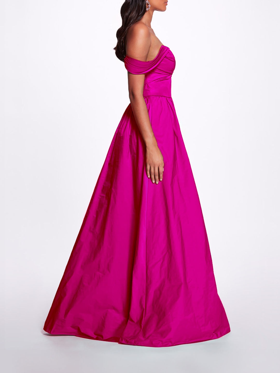 TWIST TAFFETA GOWN - 3