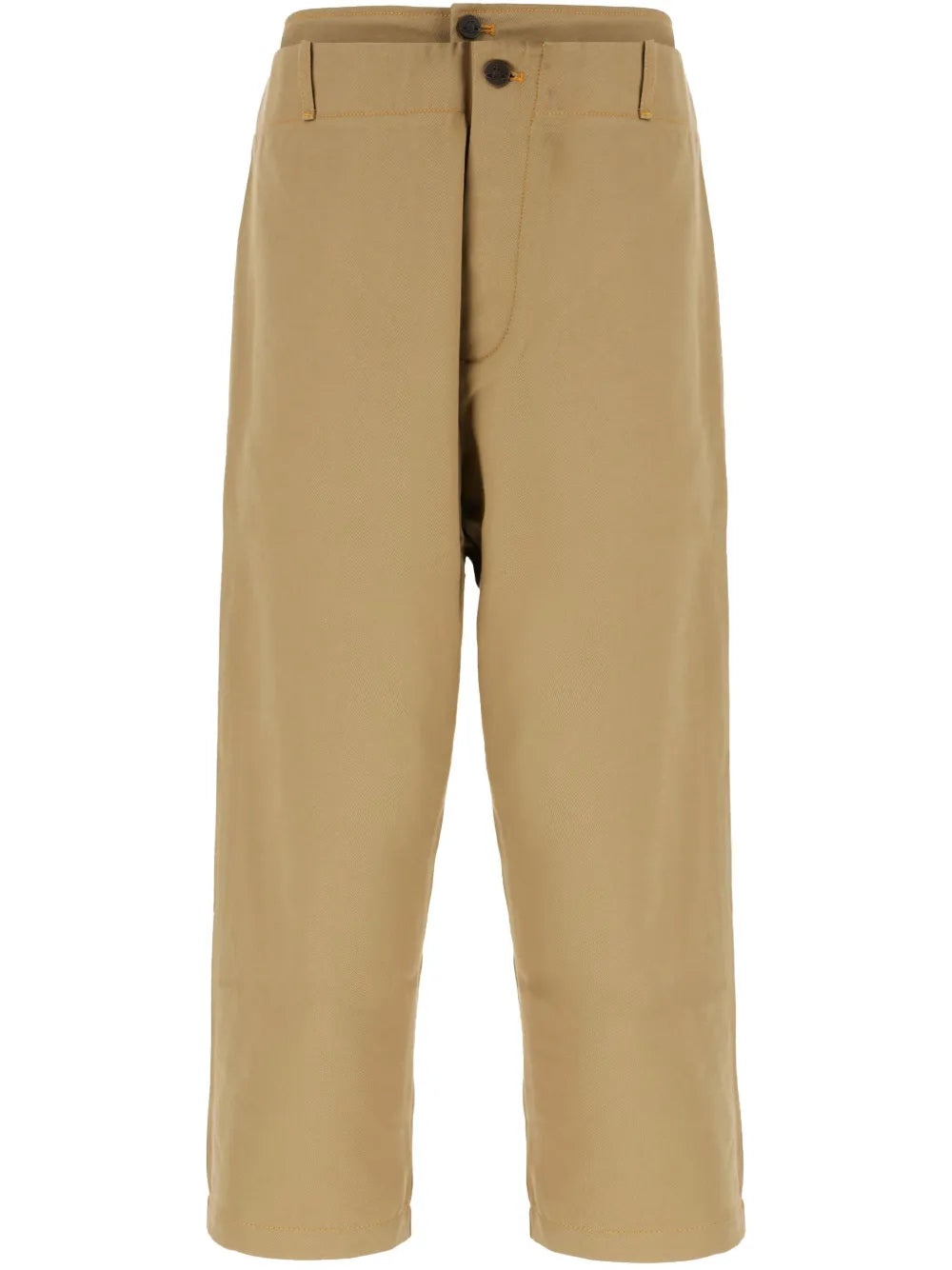 DOUBLE-WAISTBAND STRAIGHT-LEG TROUSERS - 1