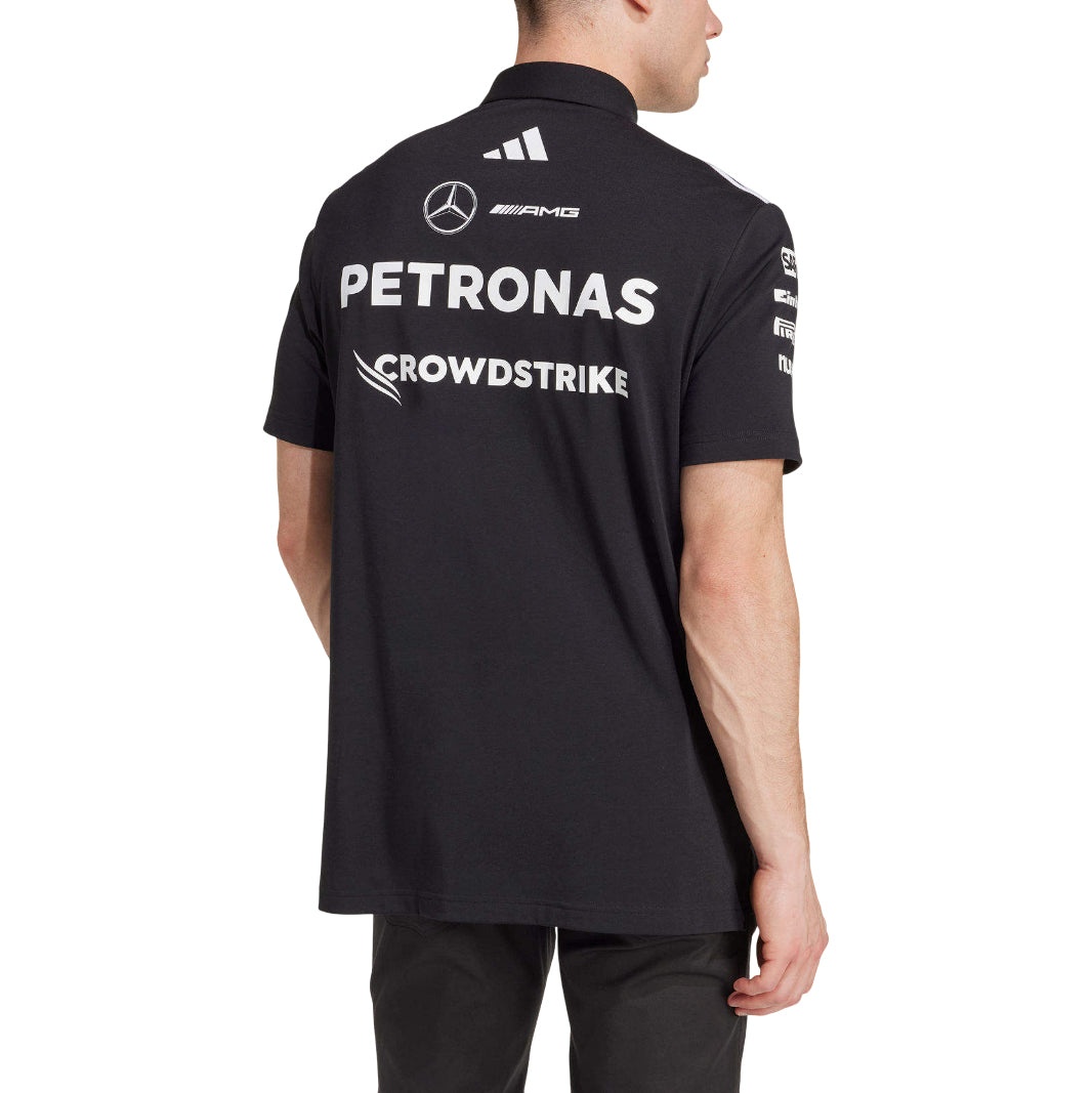 adidas Mercedes AMG Petronas Formula One Team Polo Shirt 'Black' JW5391 - 3