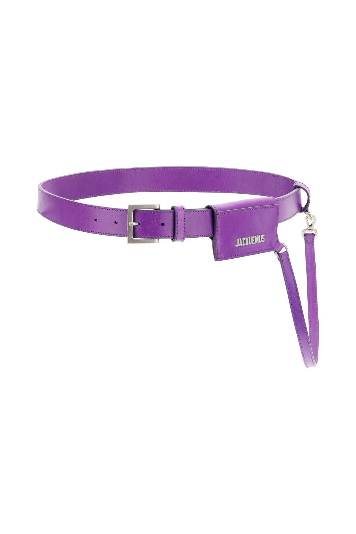 LA CEINTURE PORTE CARTES IN LEATHER - 1