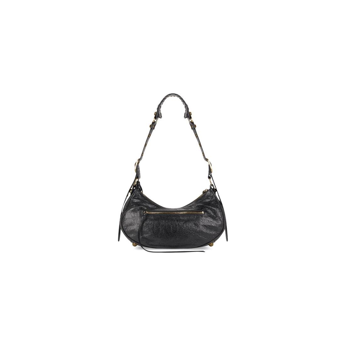 Women's Le Cagole Small Shoulder Bag  in Black - 4