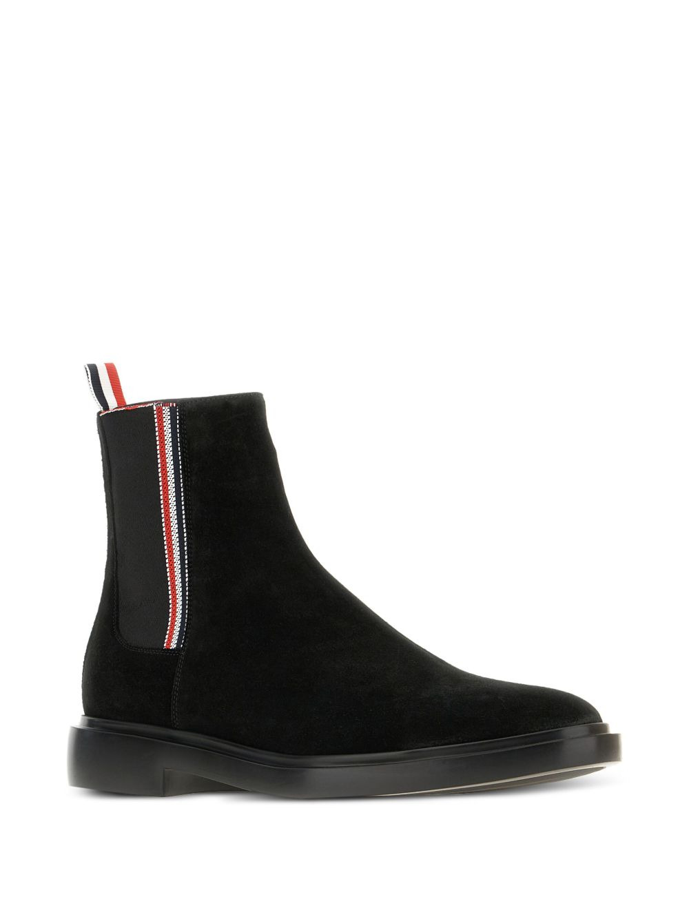 elastic-panel suede boots - 2