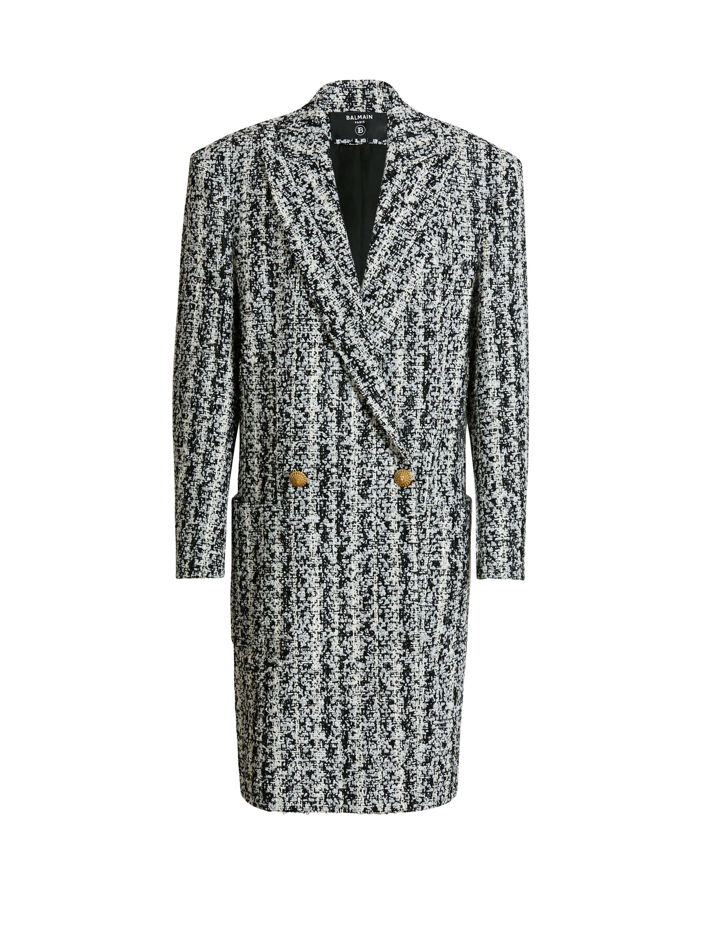 Long tweed coat - 1