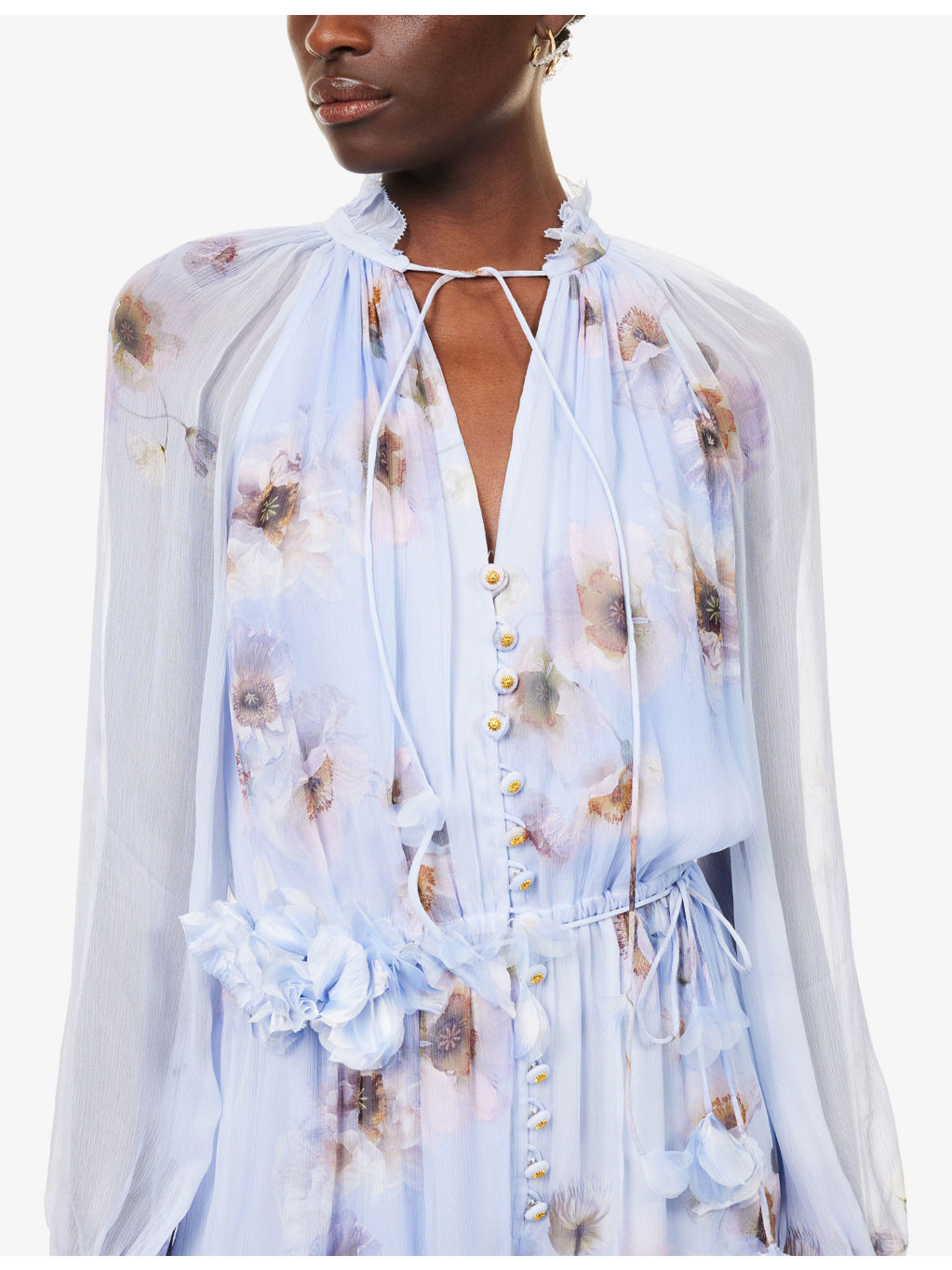 Hypnotic Long-Sleeves Woven Playsuit - 5