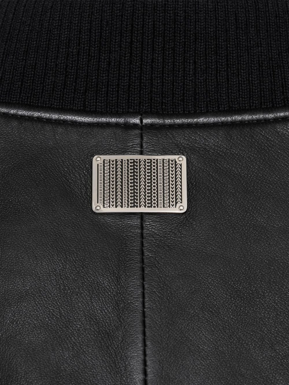 leather bomber jacket - 5