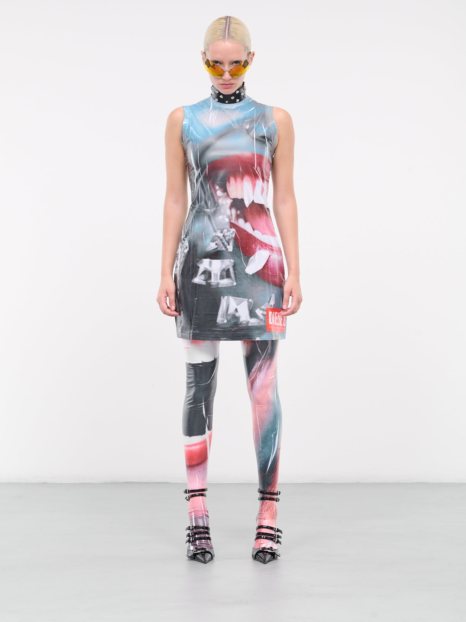 Diesel P-Koll-M1 graphic-print Leggings - Farfetch