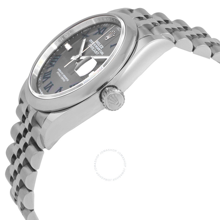 Rolex Datejust 36 Automatic Grey Dial Ladies Watch 126200GYRJ - 2