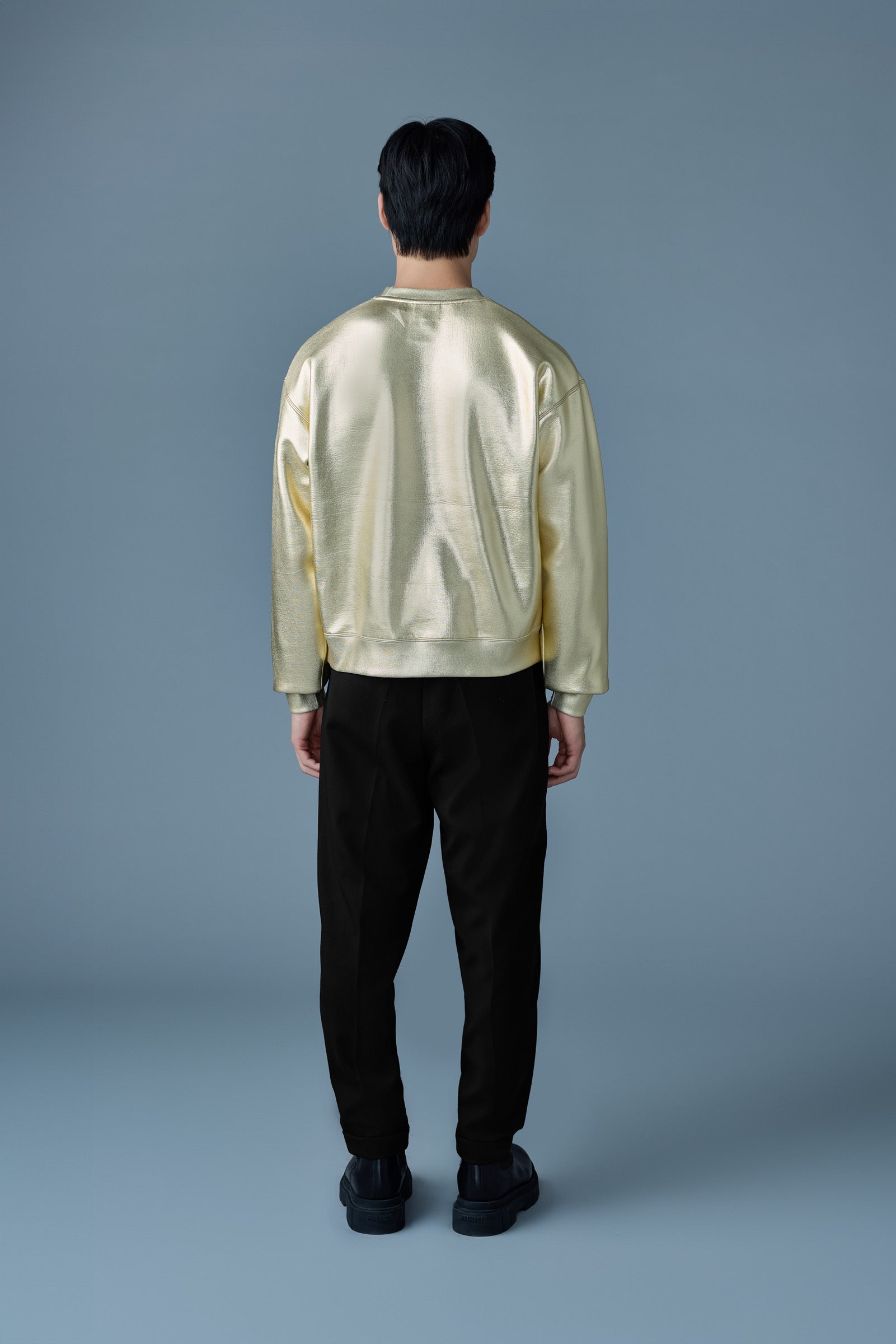 JULIAN-M Metallic double-Face Jersey Sweatshirt - 4