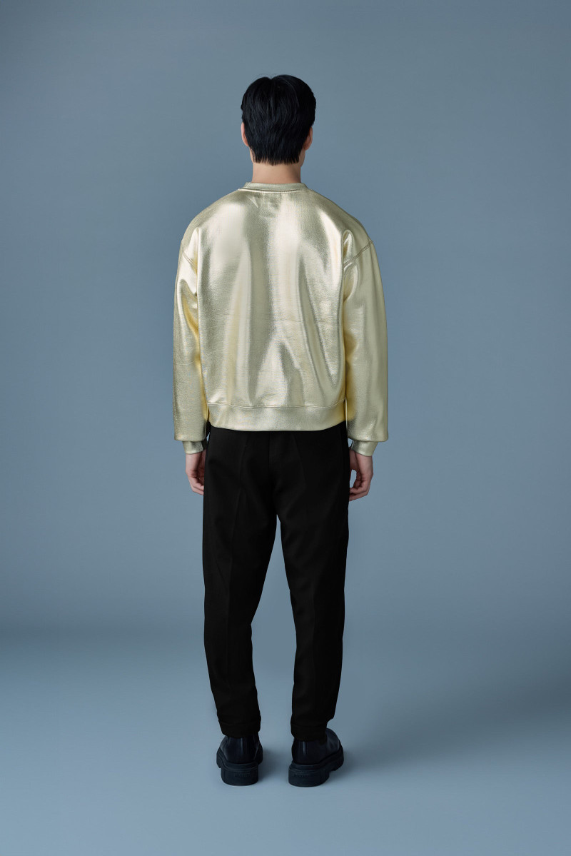 JULIAN-M Metallic double-Face Jersey Sweatshirt 4