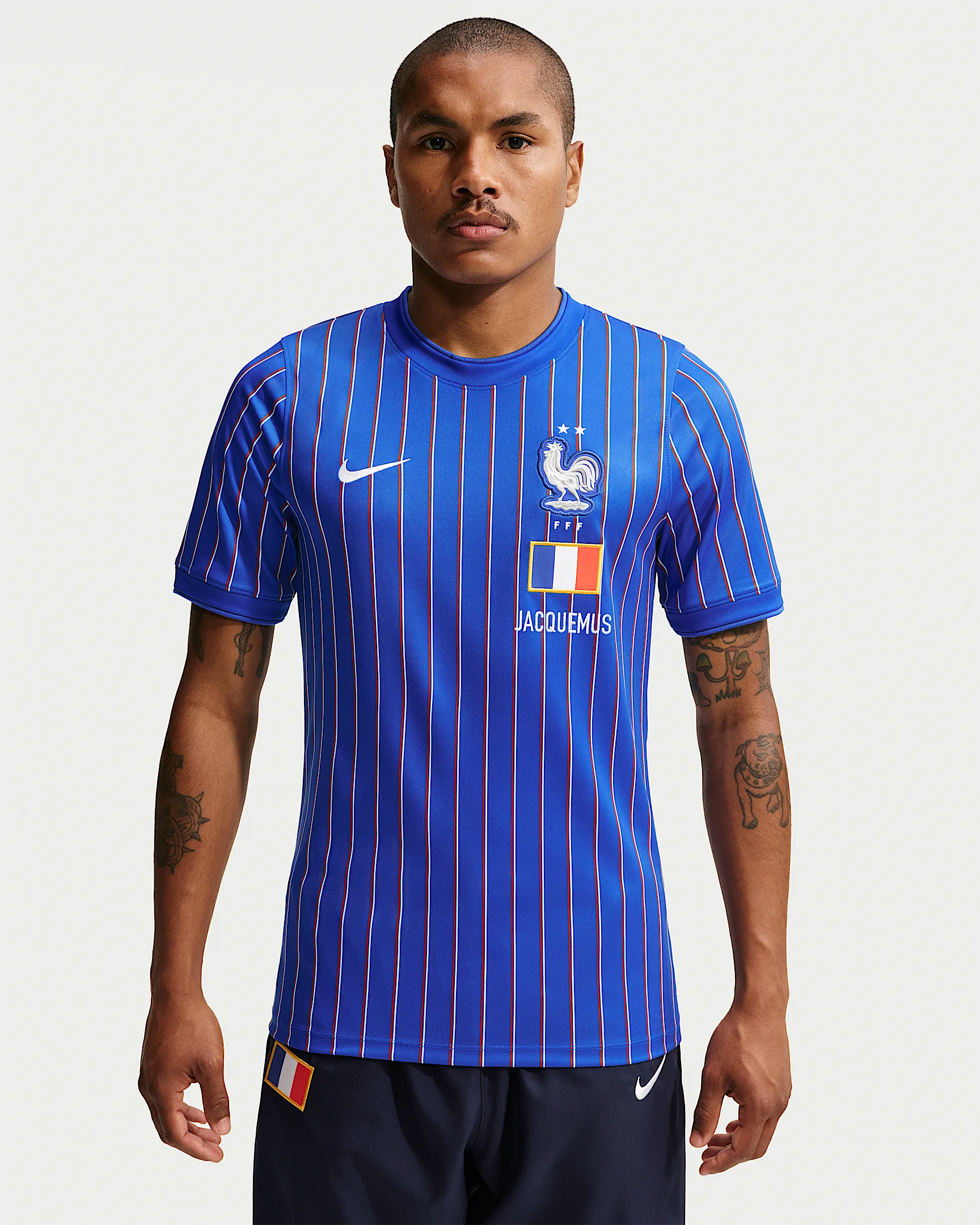 France x Jacquemus Men's Academy Pro Short-Sleeve Soccer Top - 1