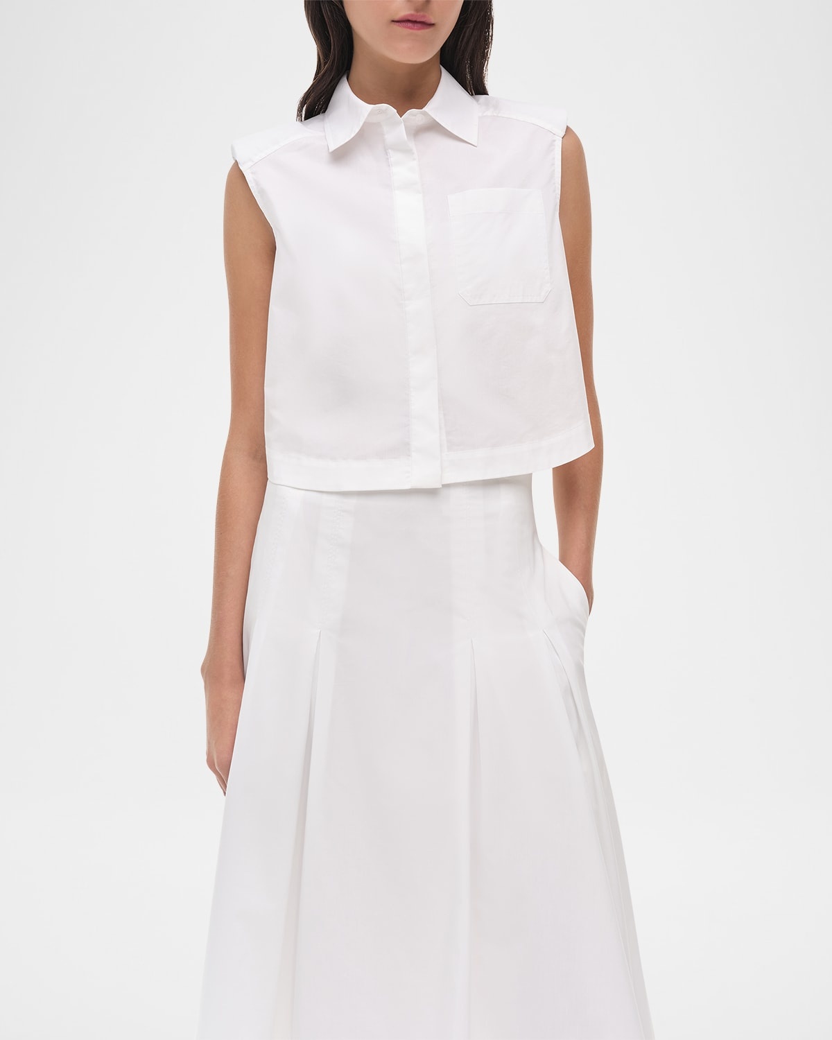 Winslow Cropped Cotton Shirt - 4