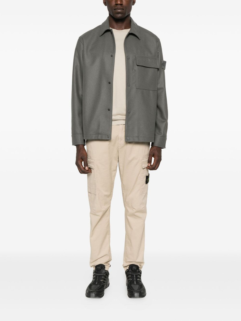 Stone Island patch-pocket shirt jacket outlook