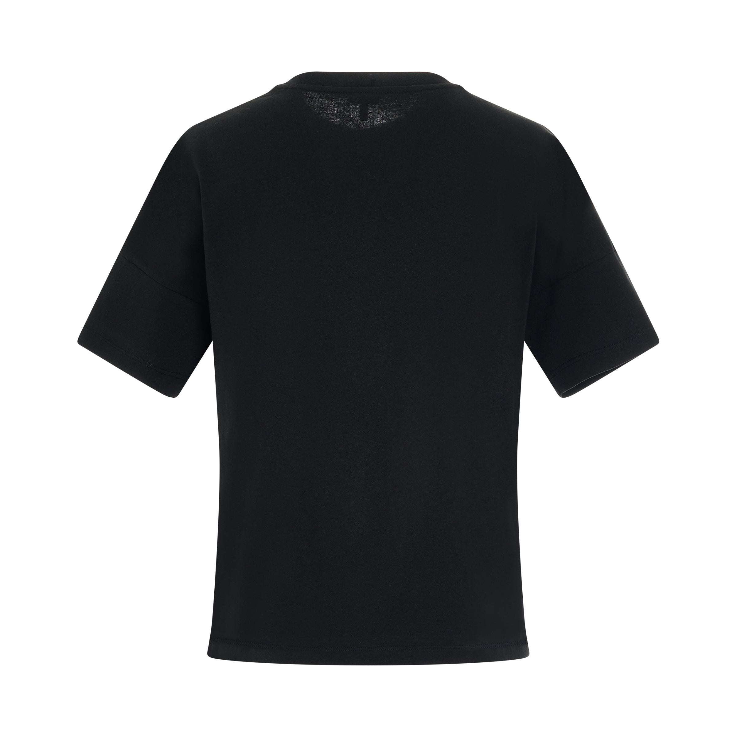 Anagram Boxy Fit T-Shirt in Black - 4