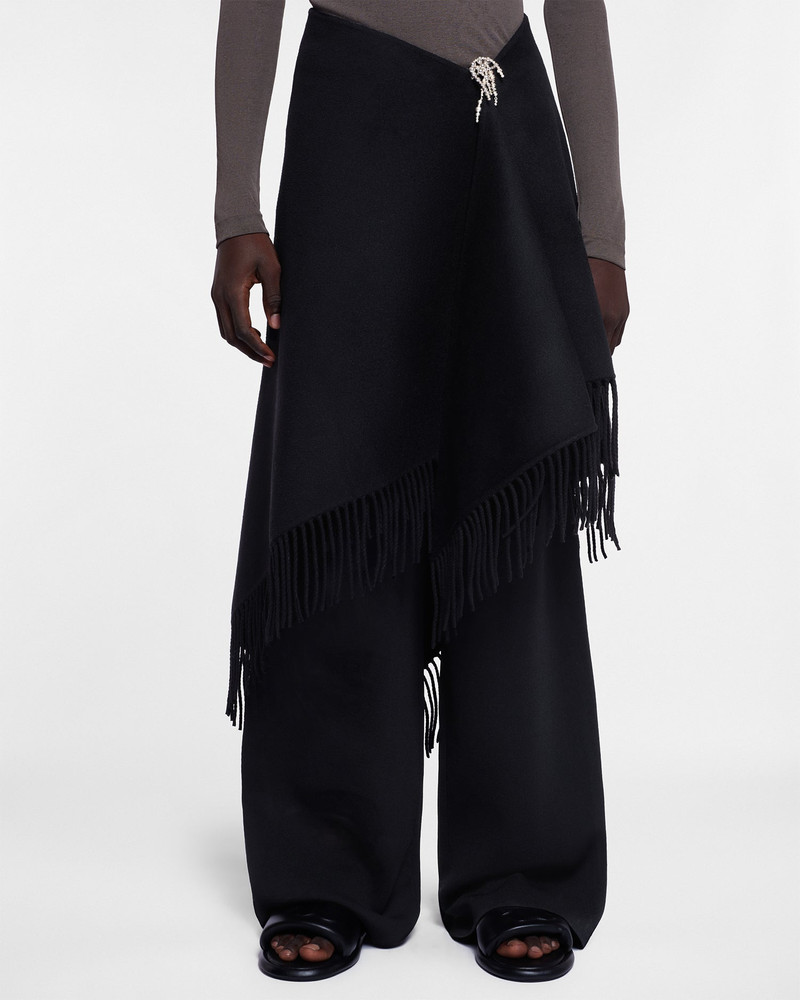 Double Wool And Silk Blend Scarf 1