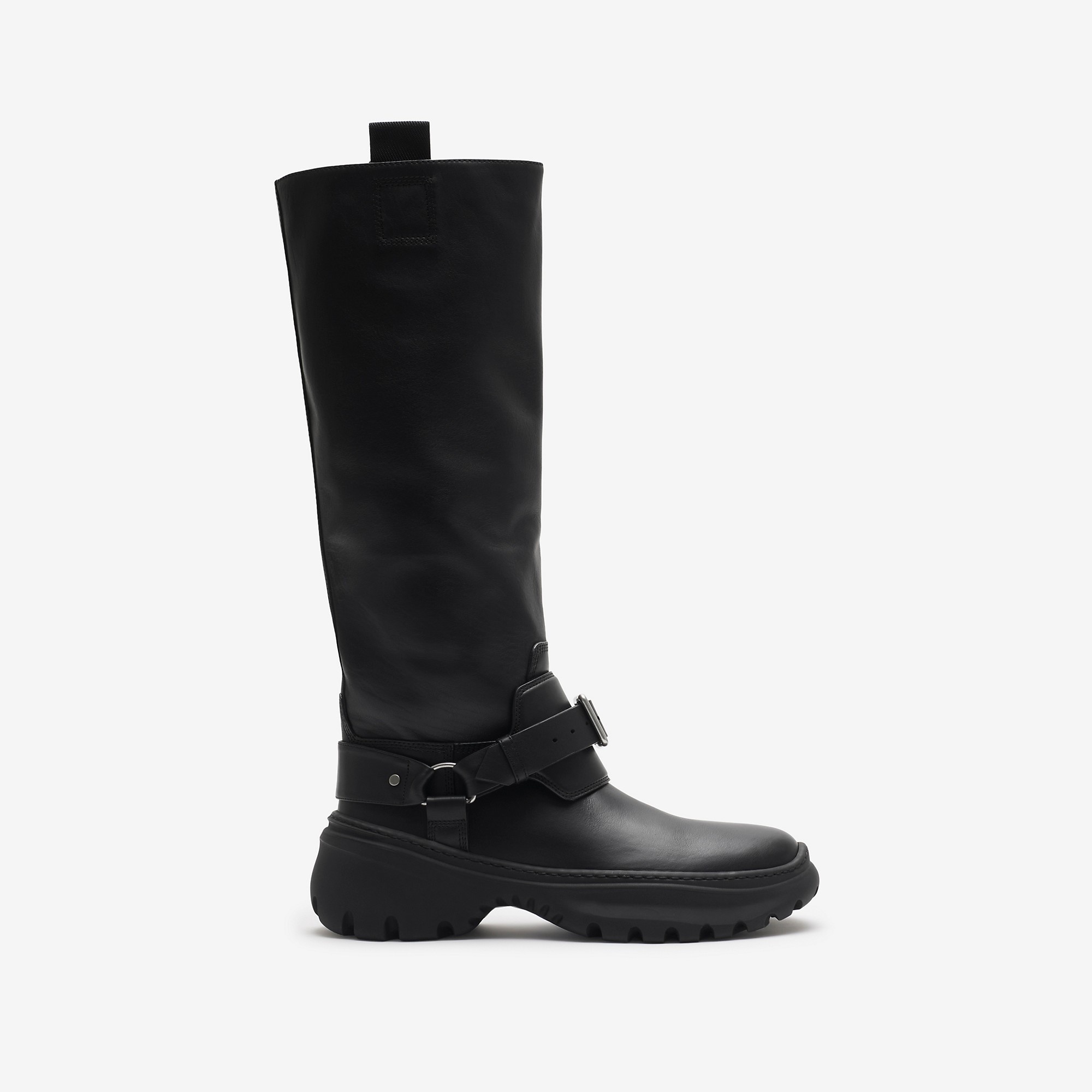 Leather Stomp High Boots​ - 1