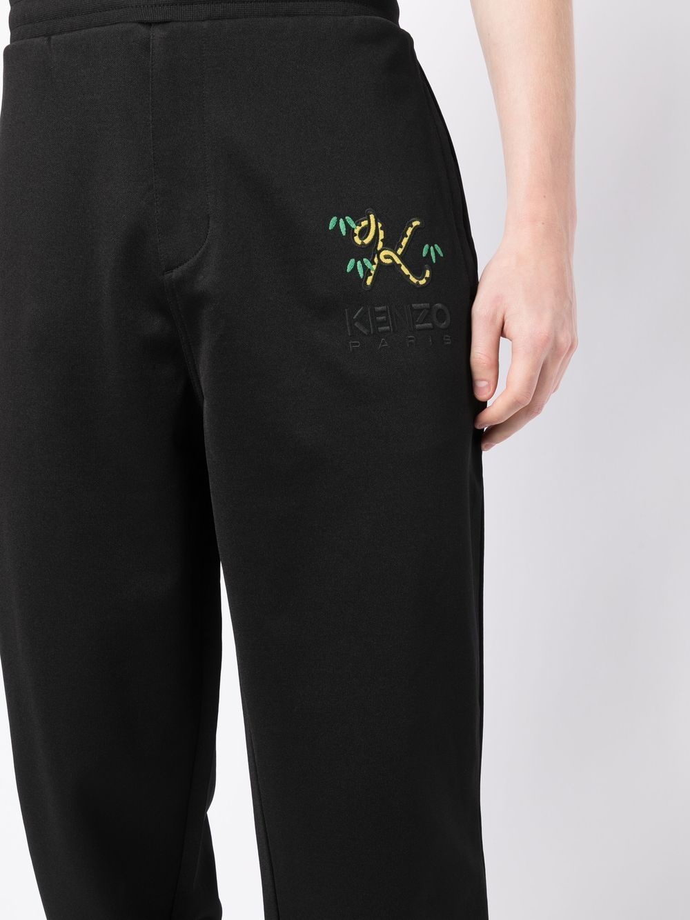 crest logo-embroidered track pants - 5