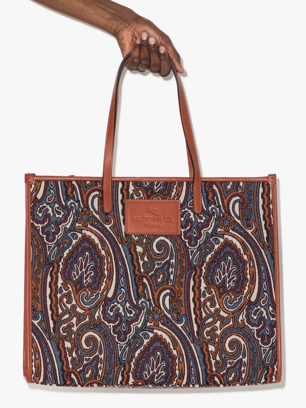 paisley-print tote bag - 4