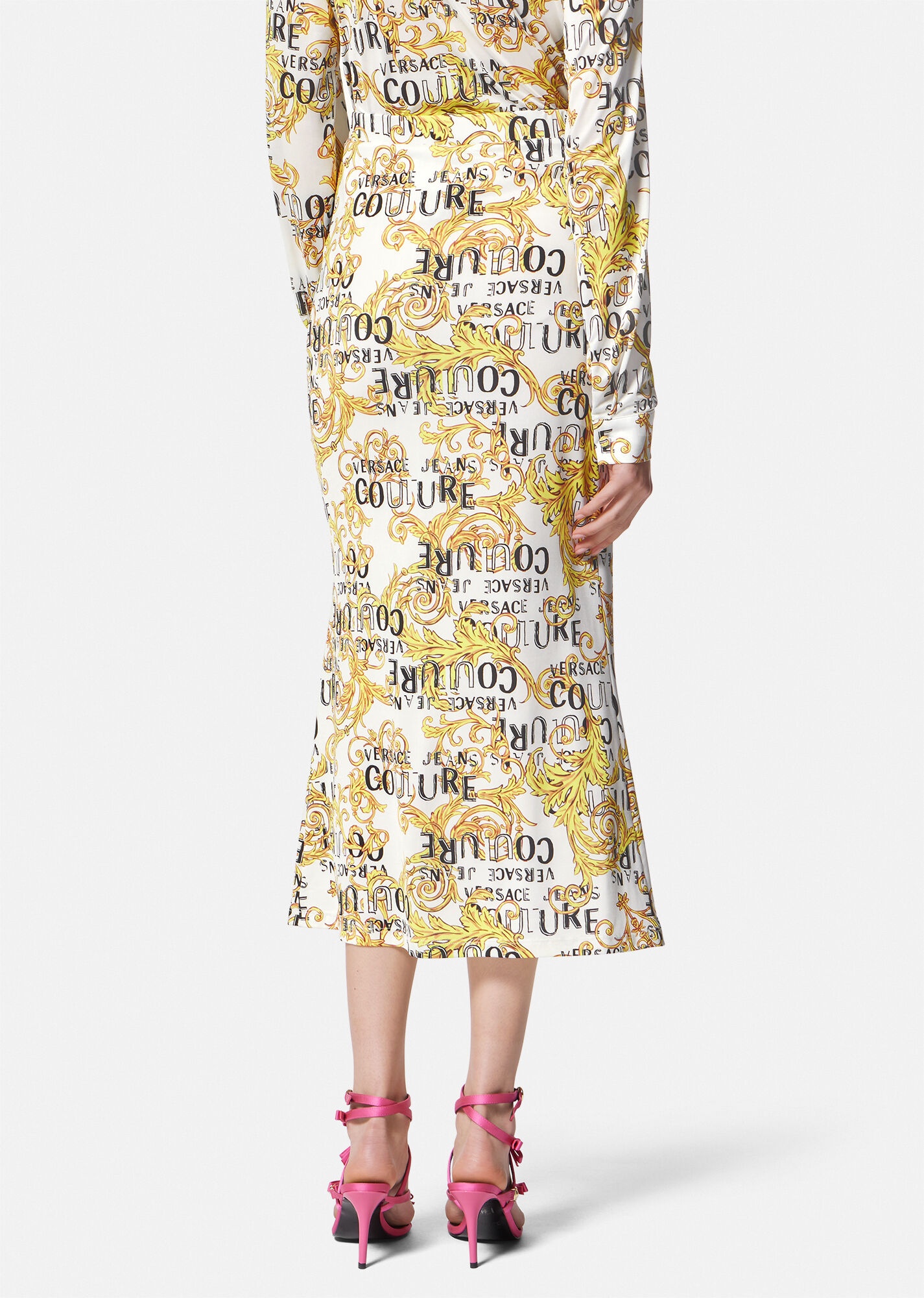 Logo Couture Midi Skirt - 4