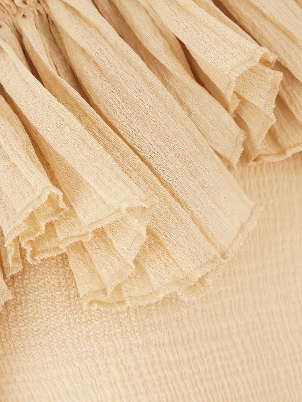 ruffle-detail one-shoulder dress - 3