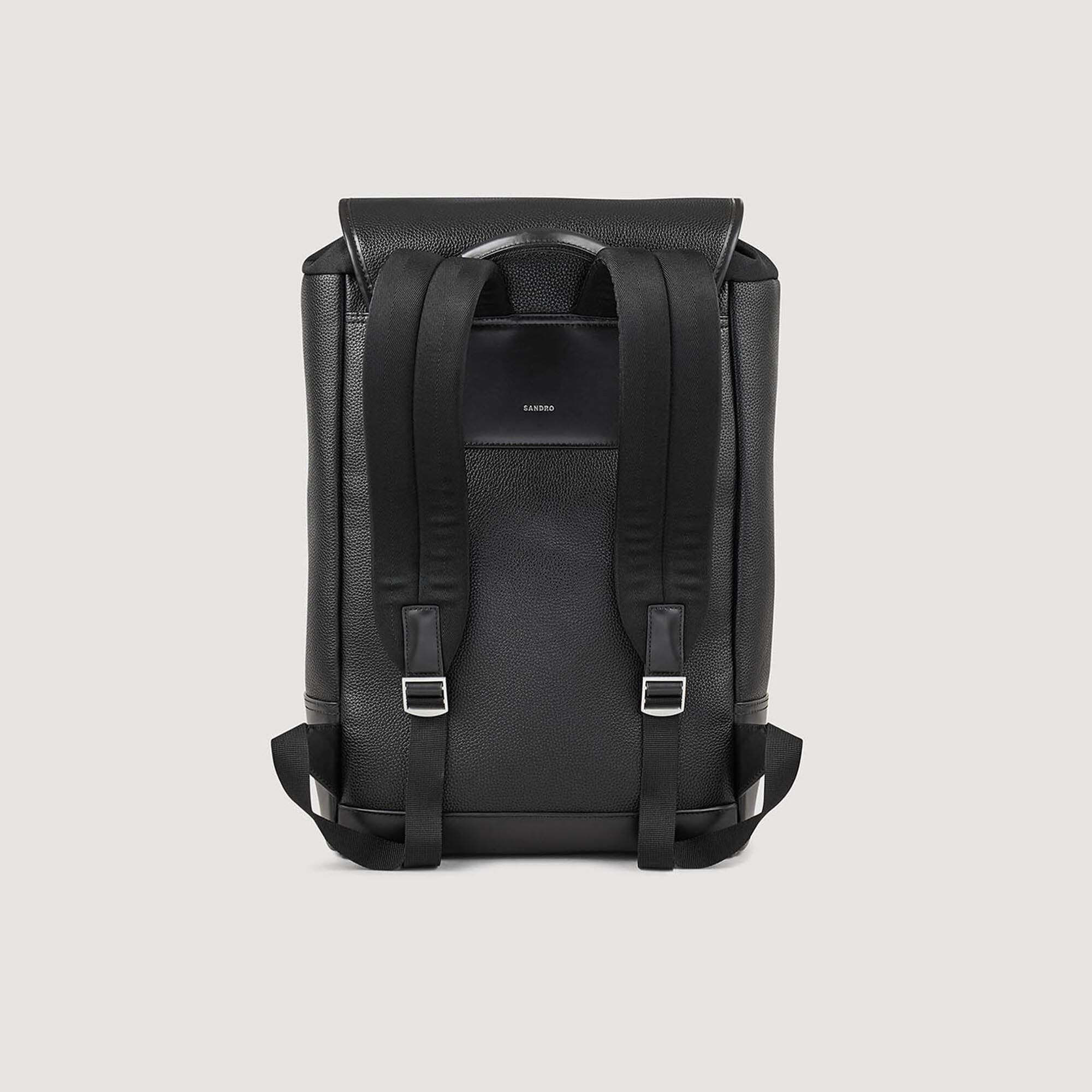 CANVAS AND LEATHER BACKPACK - 3
