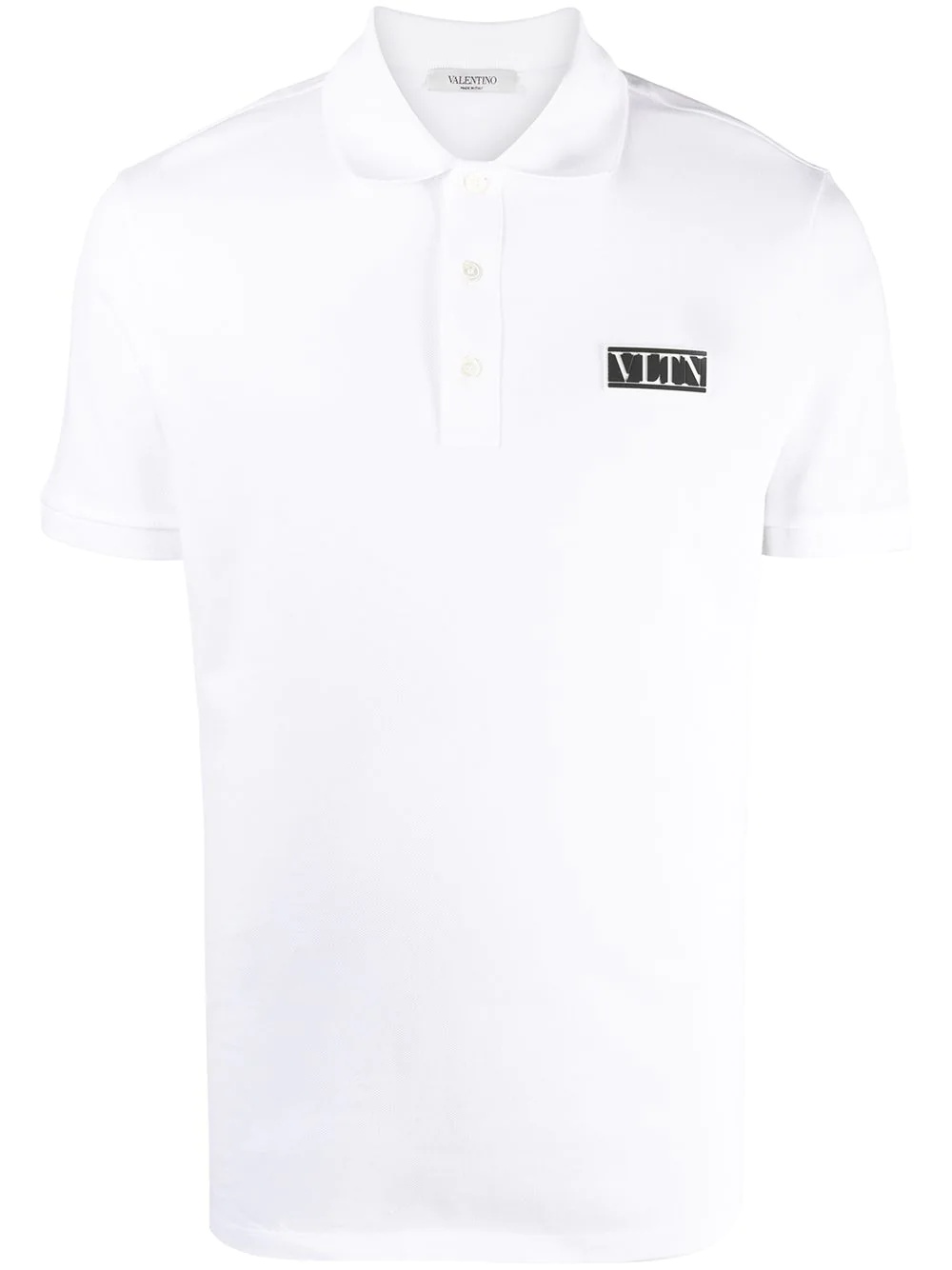 VLTN logo patch polo shirt - 1