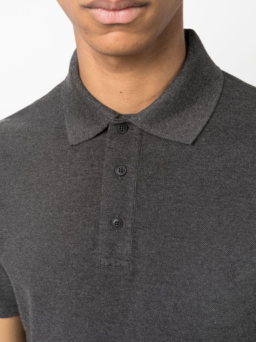 embroidered-logo polo shirt - 5