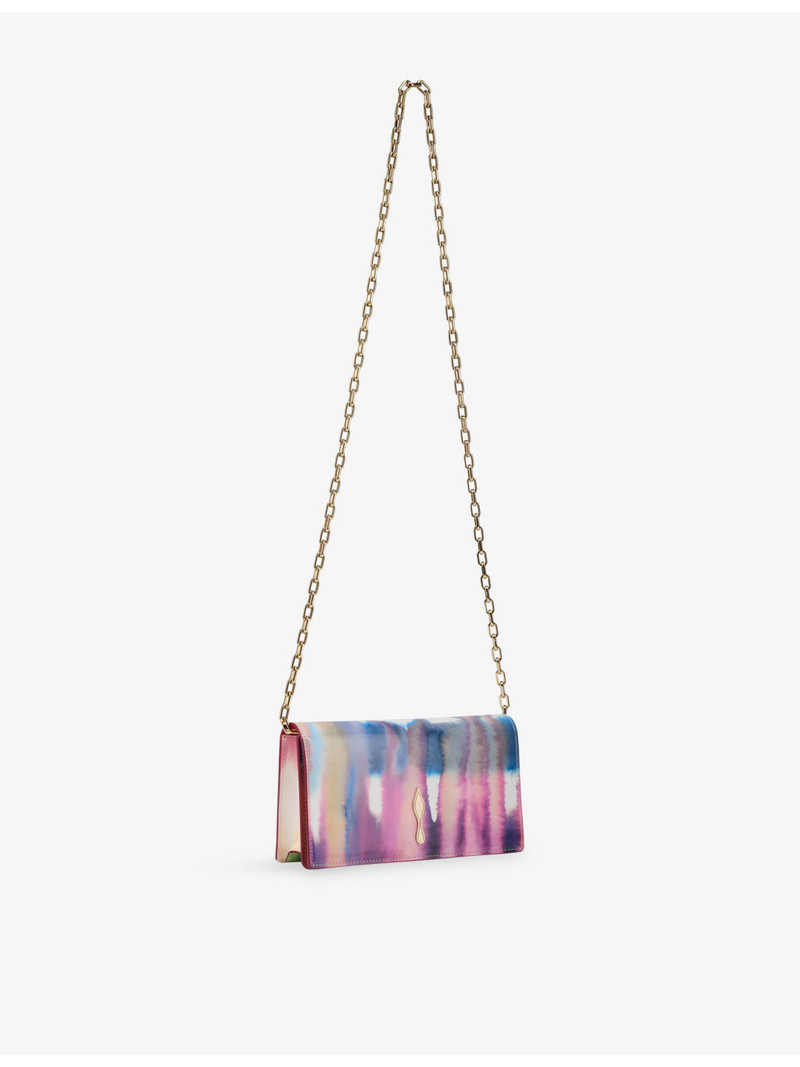 Bettina Tie-Dye Leather Clutch 3