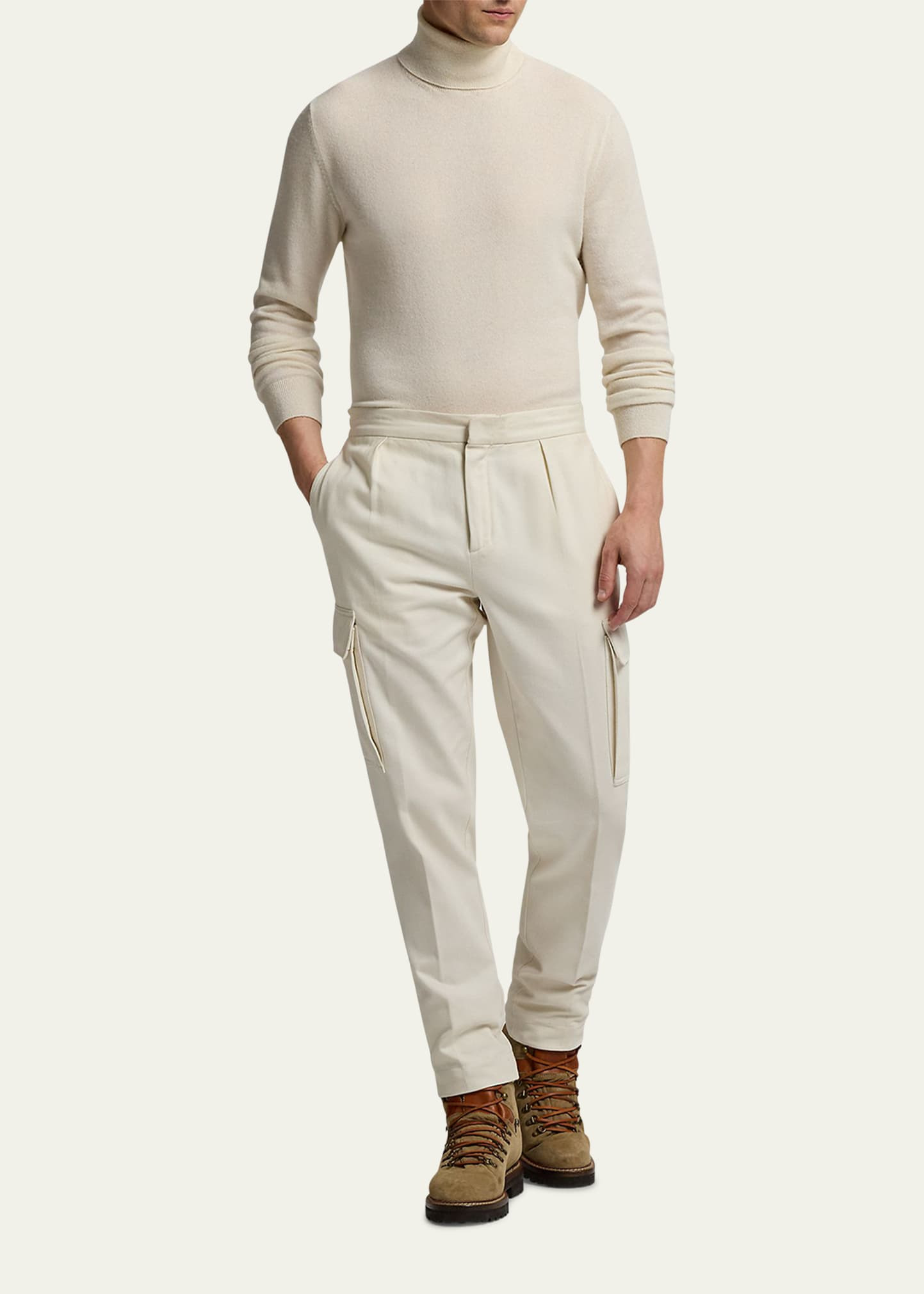 Men's Cashmere Slim-Fit Turtleneck Sweater - 2
