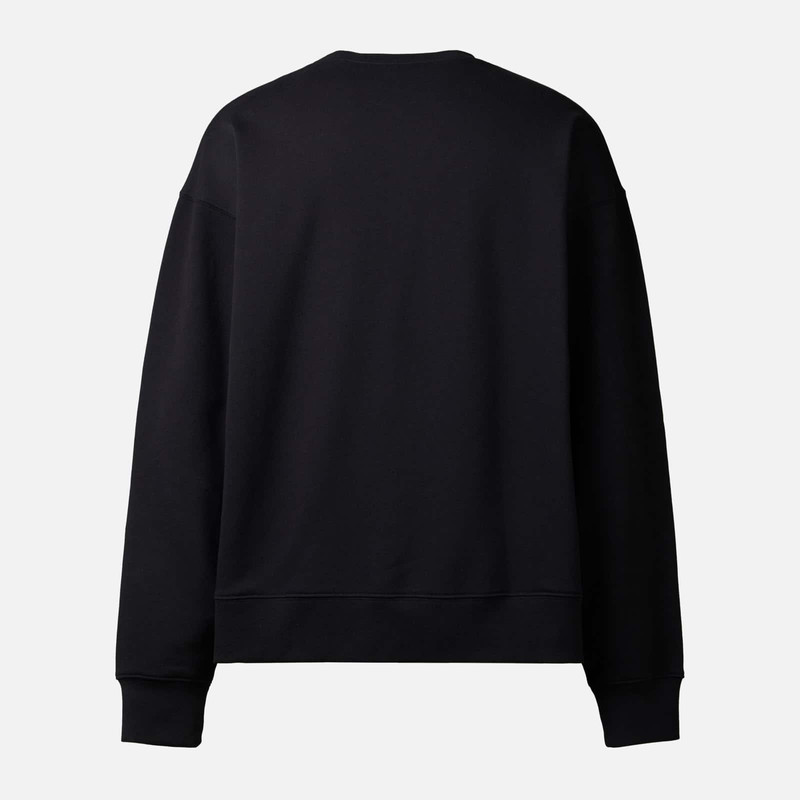 HOGAN Round Neck Sweatshirt Black outlook
