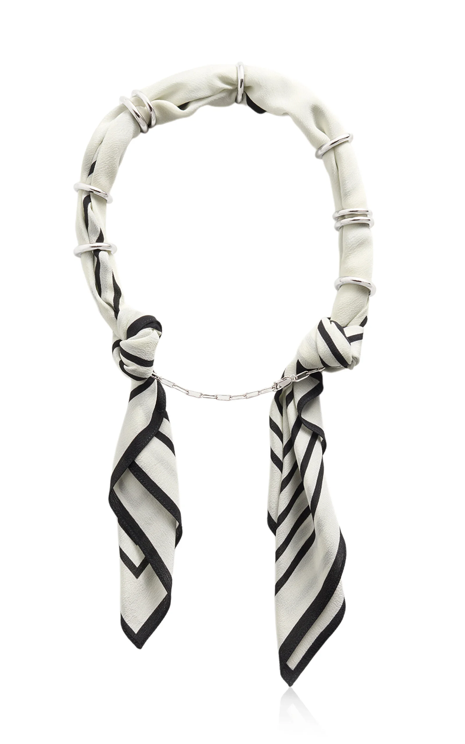 Silk Scarf Collar - 1