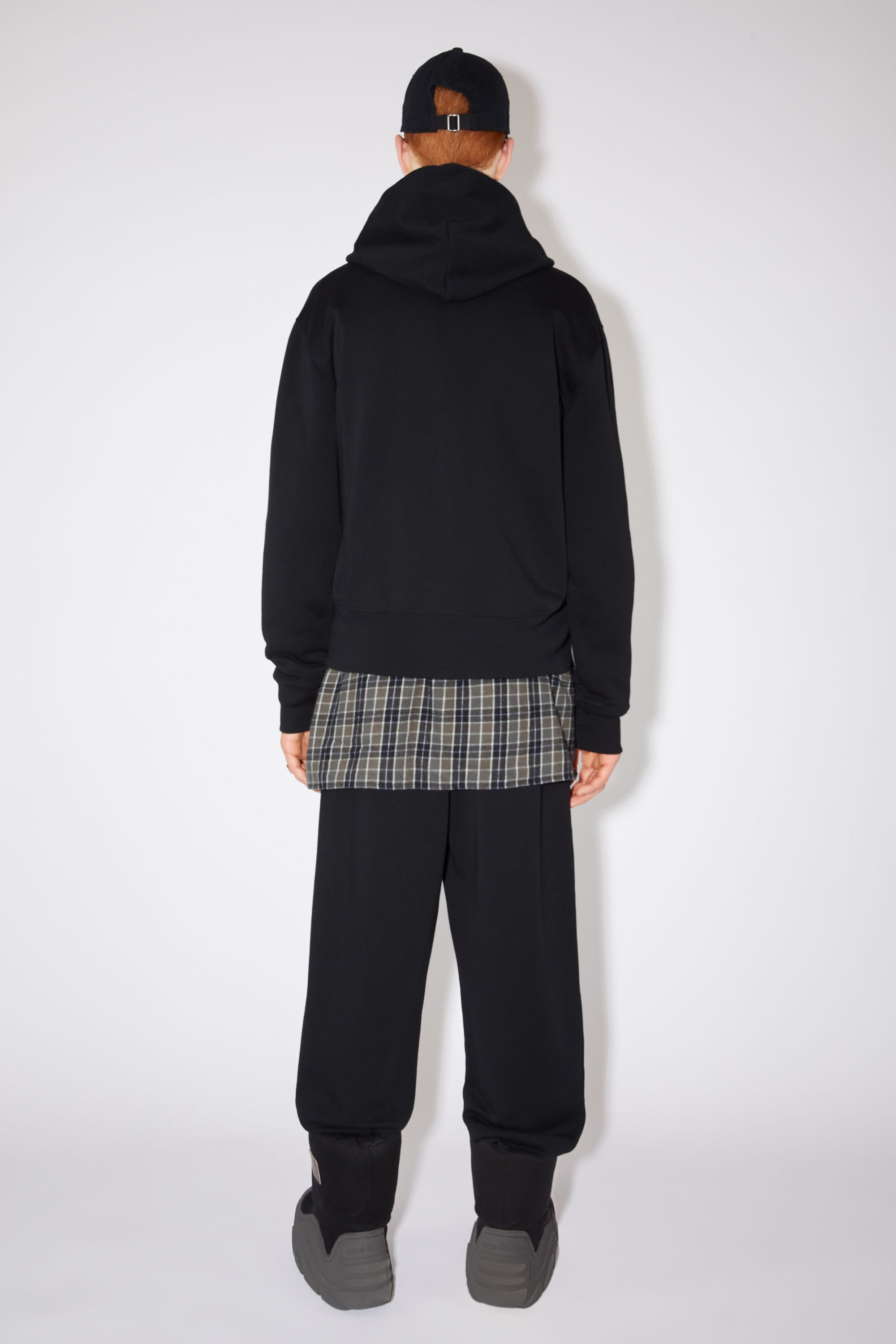 Hooded sweatshirt - Regular fit - Black - 3