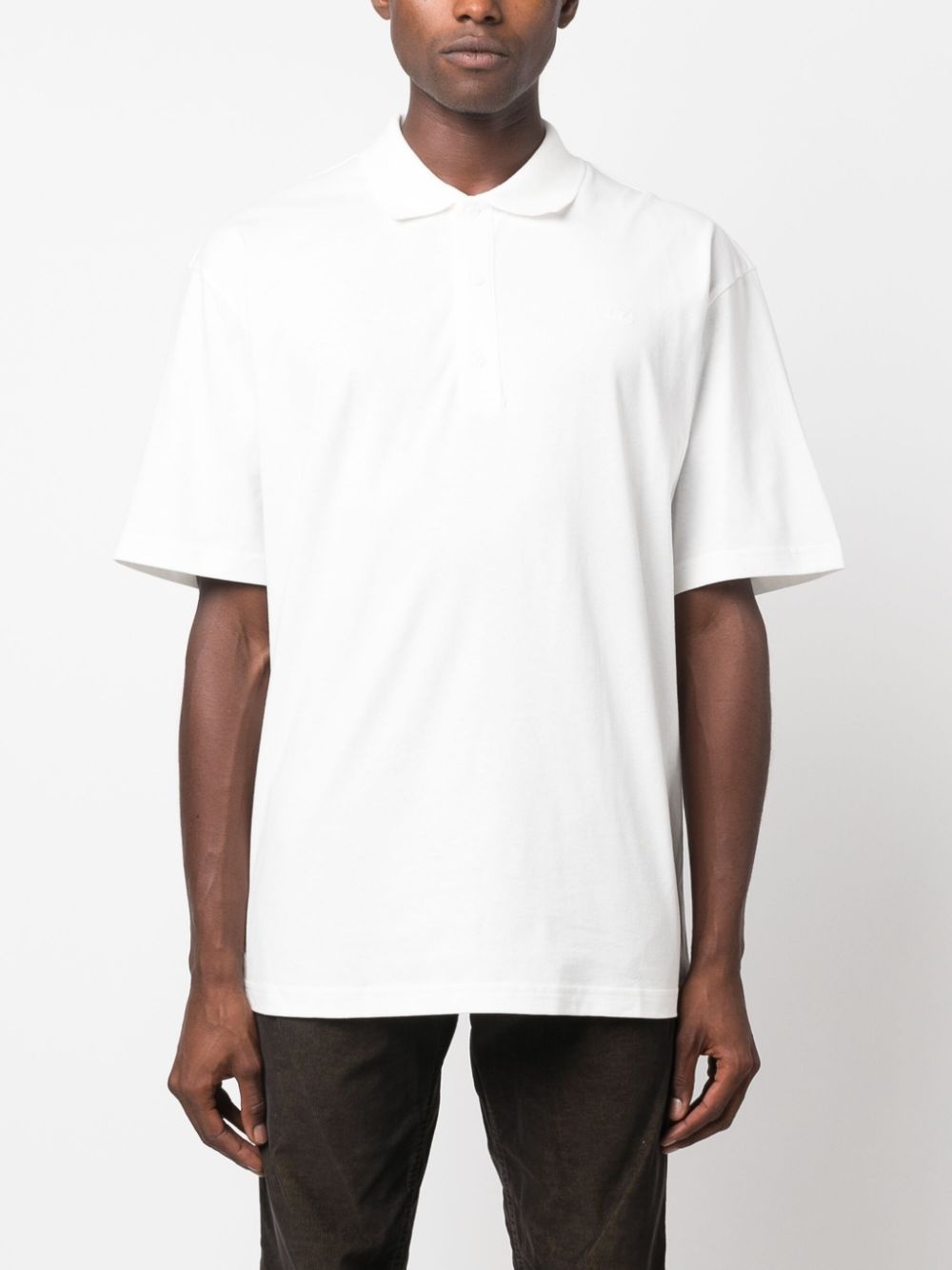 Oval D organic cotton polo shirt - 3