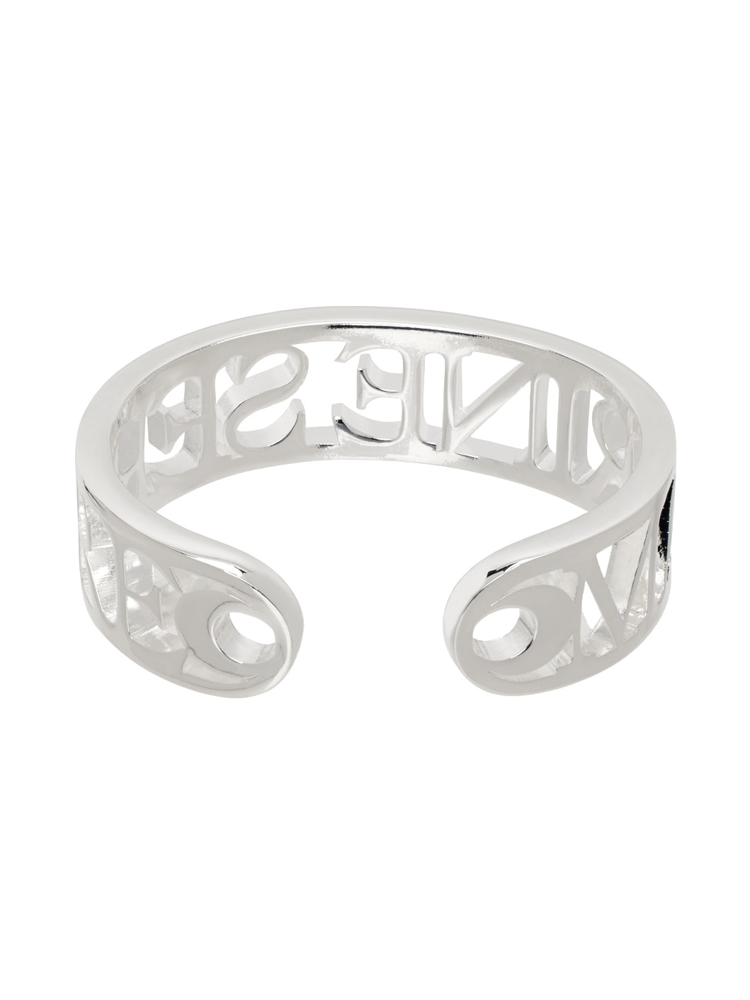 Silver Marine Serre Insert Bangle Bracelet - 2