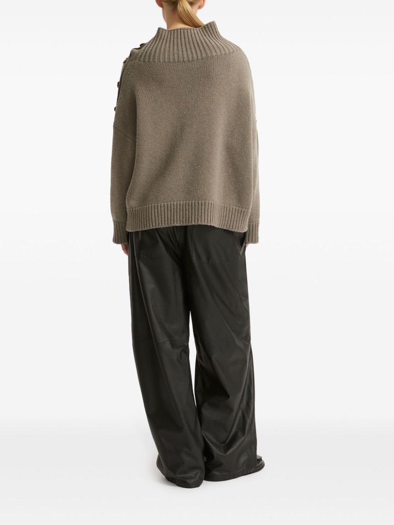 leather wide-leg trousers 3