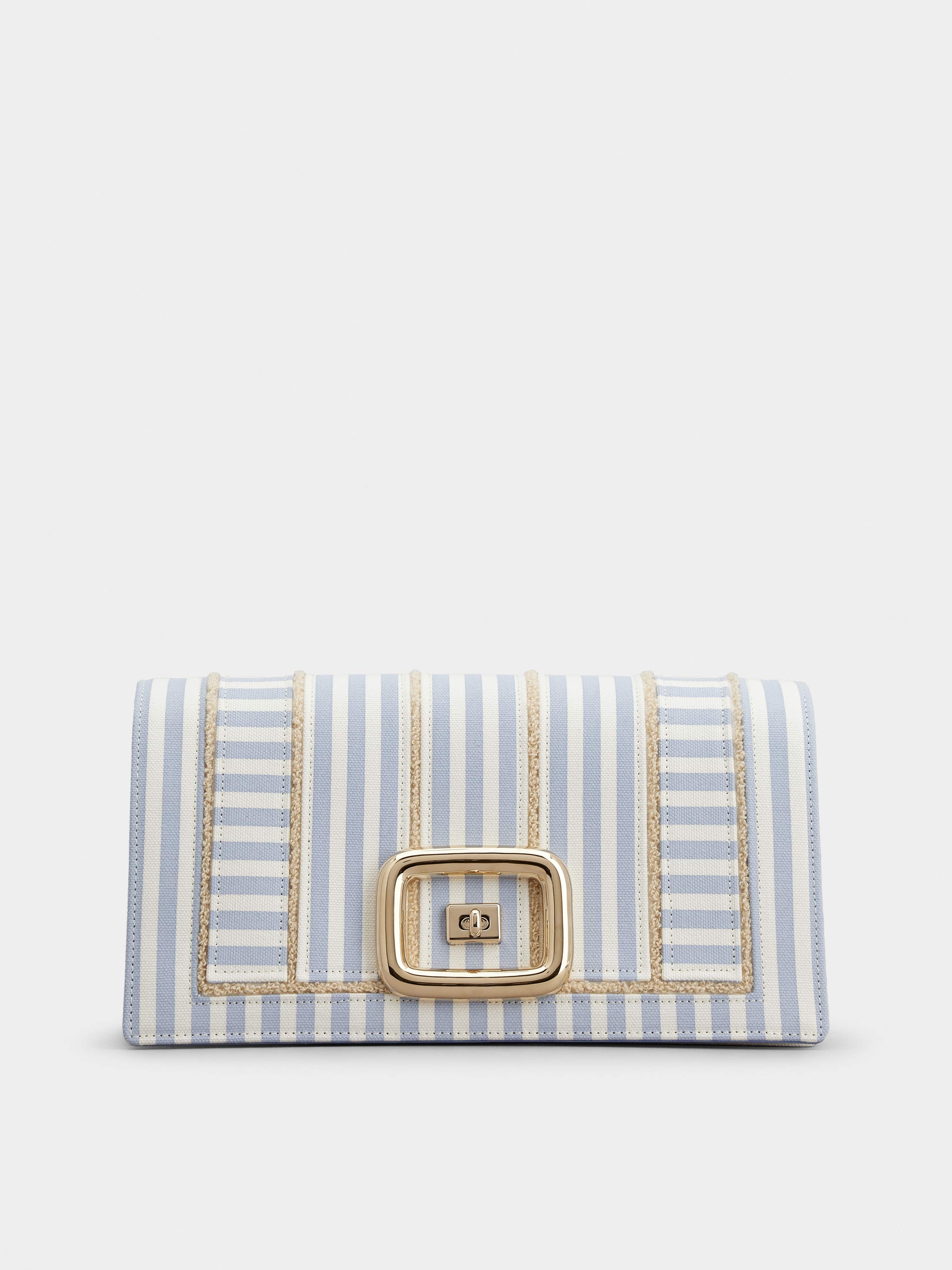 Viv' Choc Summer Stripes Bag in Fabric - 1