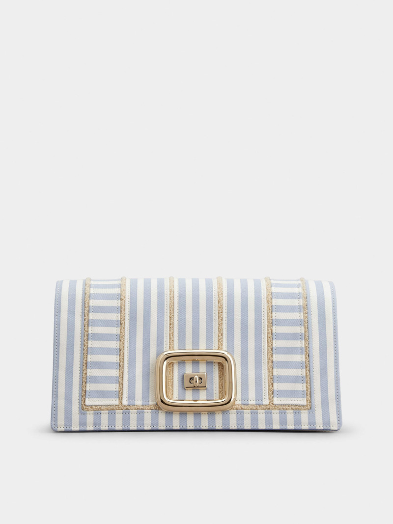 Viv' Choc Summer Stripes Bag in Fabric 1