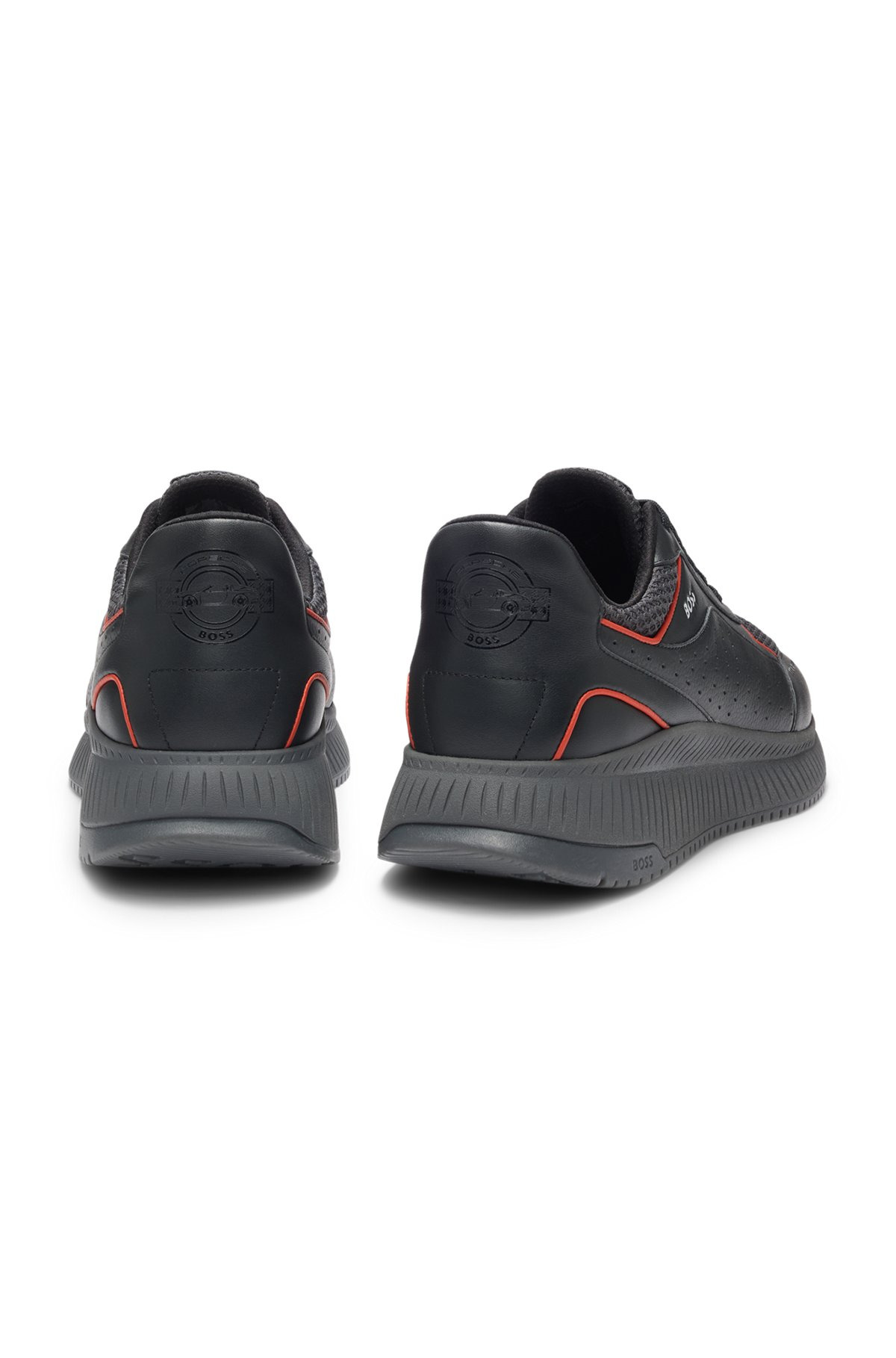 PORSCHE X BOSS TRAINERS WITH LEATHER AND MESH - 5