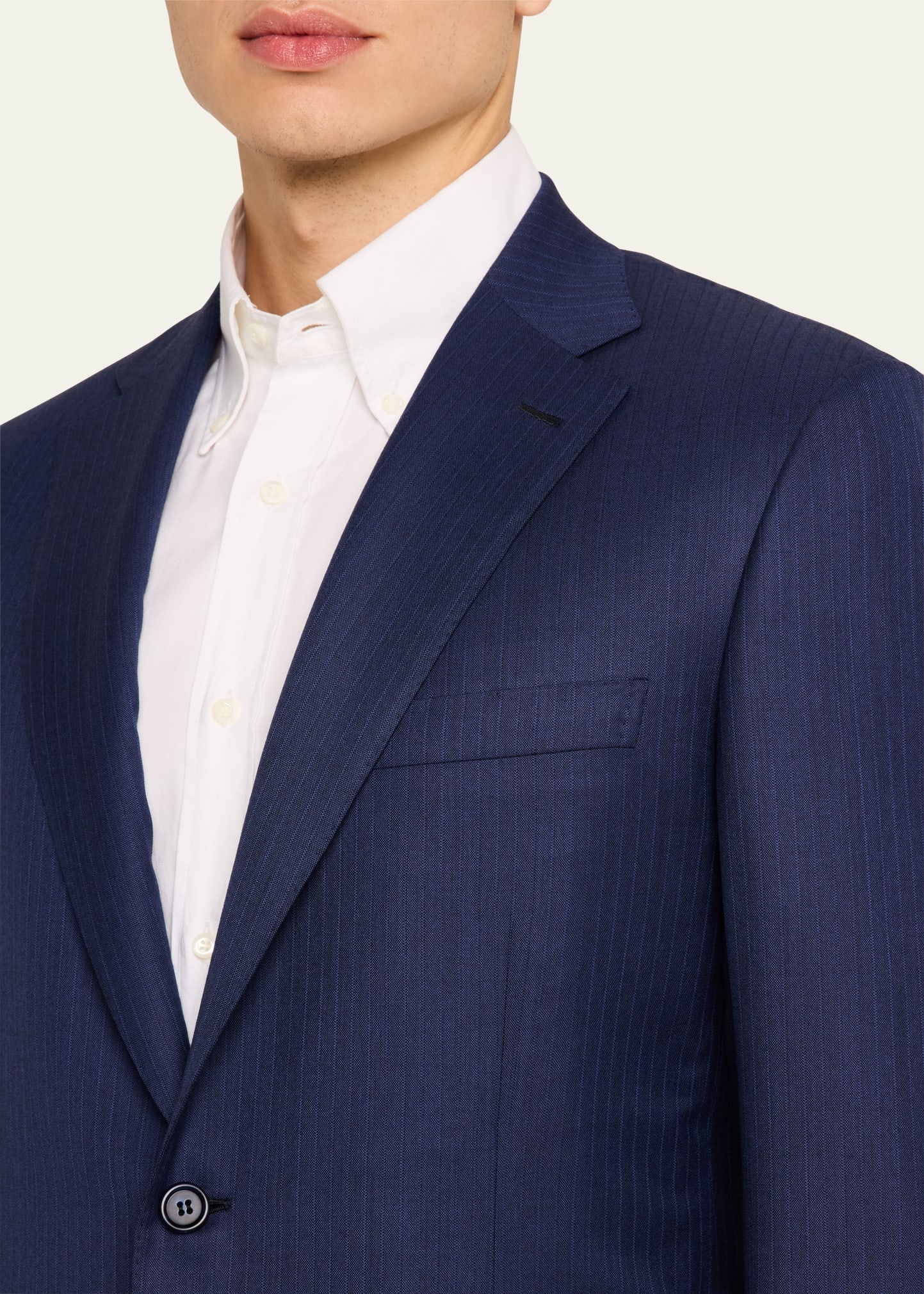 Men's Brunico Tonal Striped Suit - 5