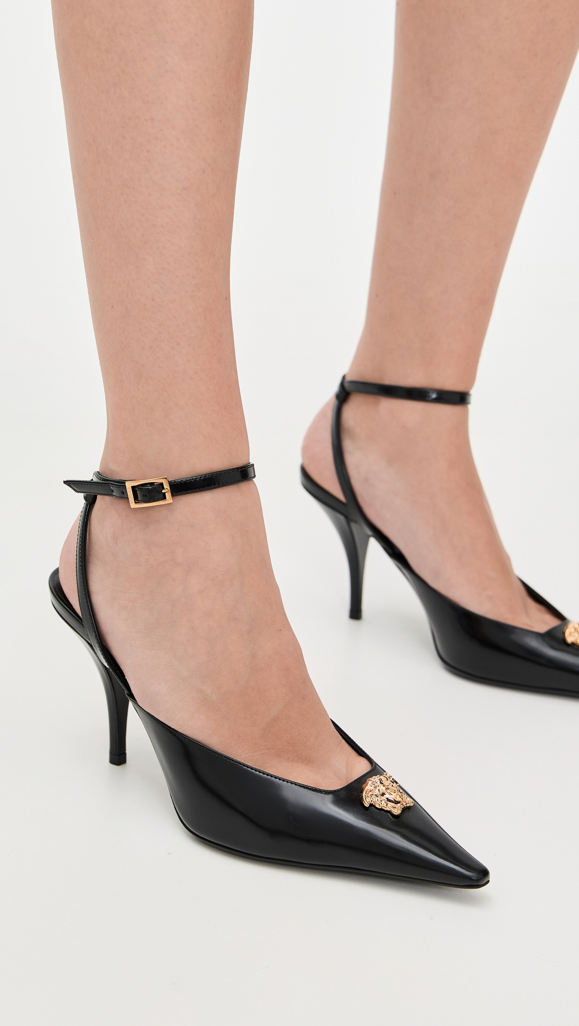 T.85 Calf Leather Sling Back Pumps - 2